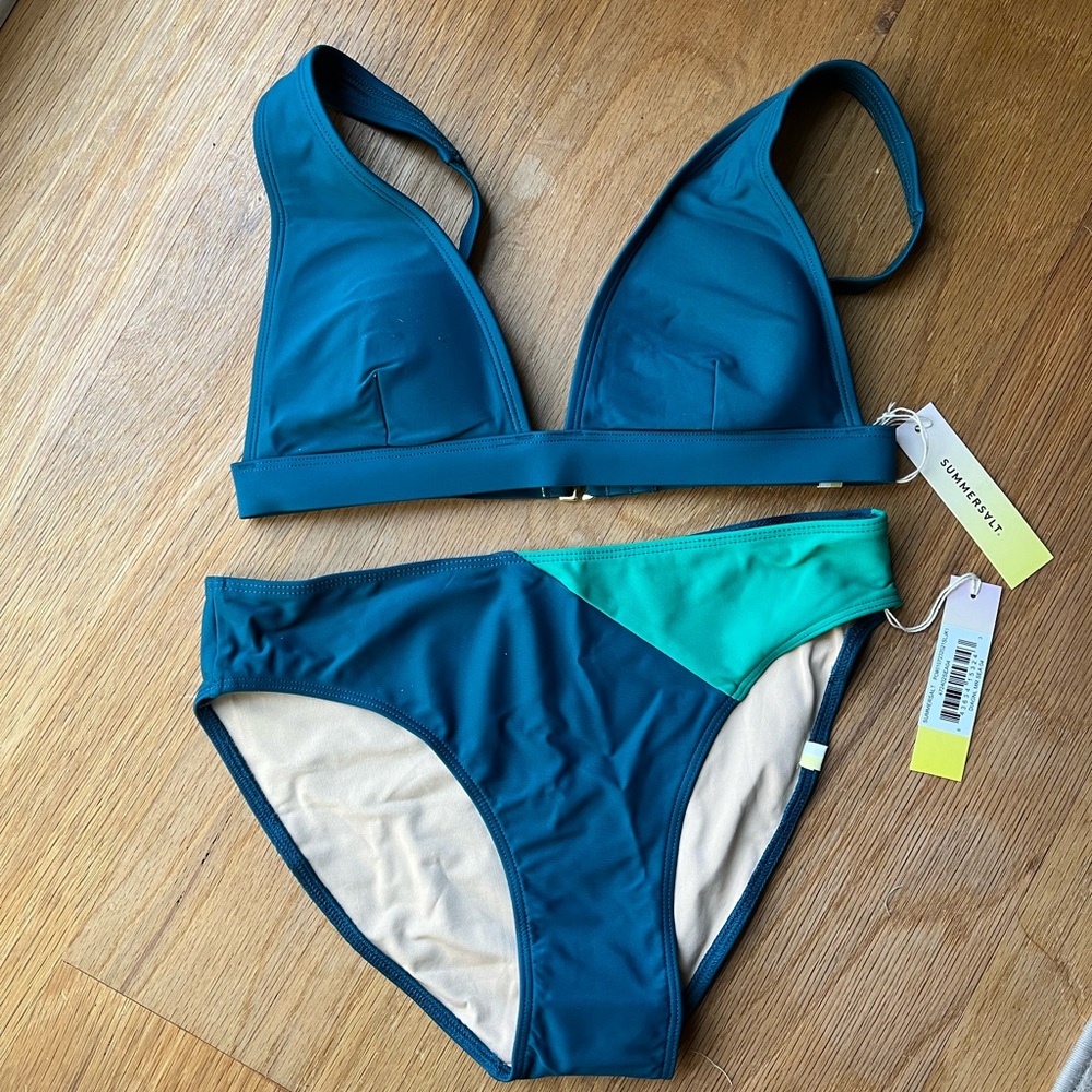 Summersalt bikini top and bottom NWT